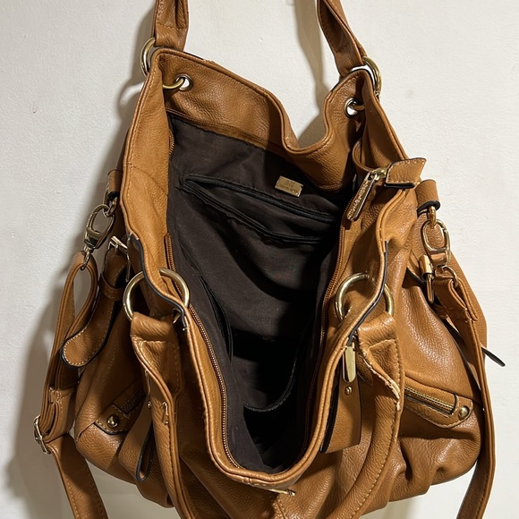 Tan leather Michael Kors shoulder/messenger bag 🤎 - Picture 6 of 7